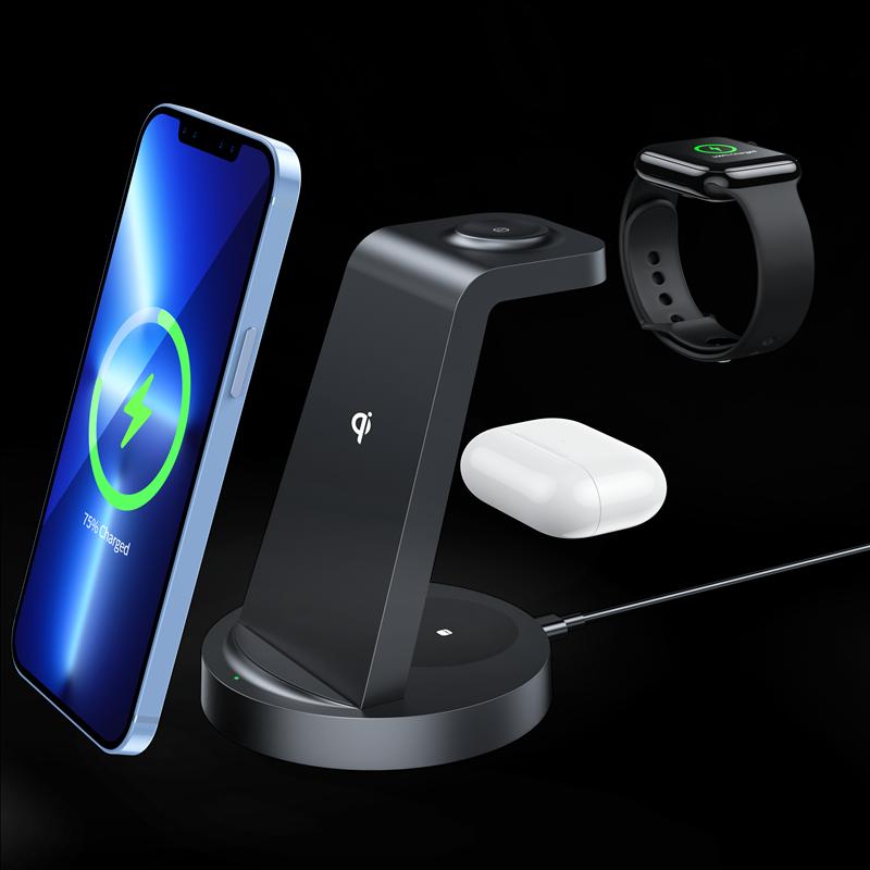 G608 3-in-1 Wireless Charging Stand