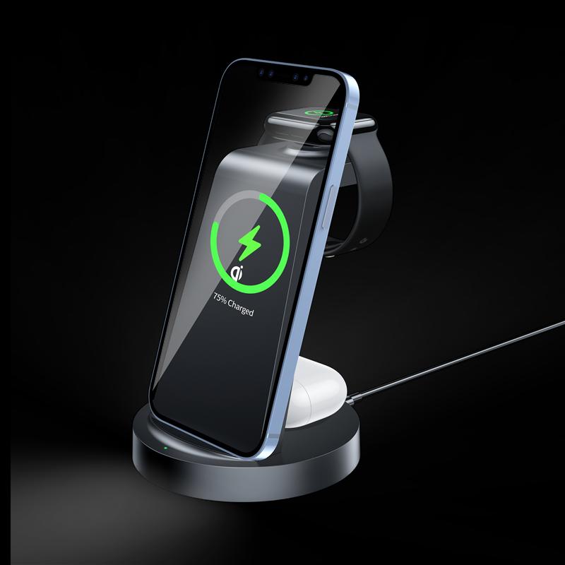 G608 3-in-1 Wireless Charging Stand